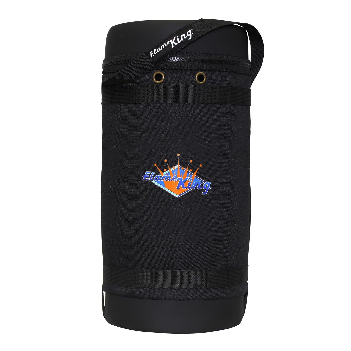 Flame King Gas Hauler for 10LB Propane Tank - Insulated Protective Carry Case for Camping and Outdoor Adventures