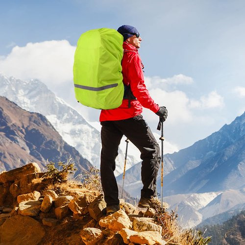 N-KONGJIAN Backpack Rain Cover, Outdoor Backpack Covers, Waterproof Backpack Snow Cover for Travel, Climbing, Hiking and Outdoor Activites (Green)