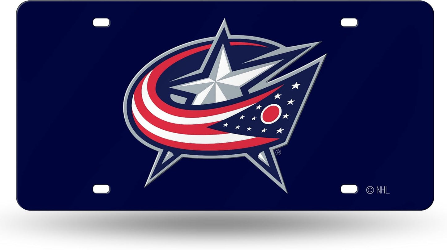 NHL Anaheim Ducks License Plate Tag - Laser Inlaid Metal Car Accessory
