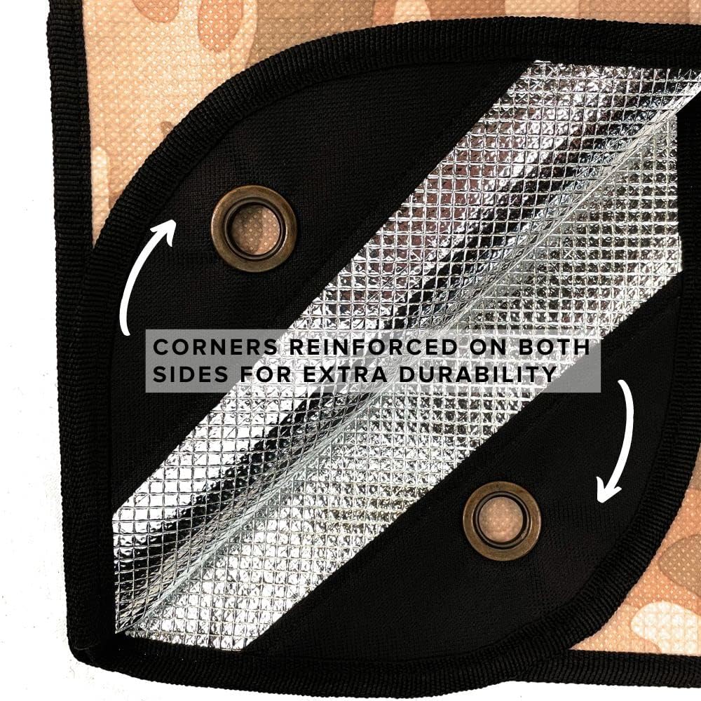 Arcturus Insulated Tarp | Reusable Heavy Duty Thermal Survival Blanket – 60 x 82 inches, Reflects 90% Body Heat, Waterproof, Windproof, 3-Layer Design, Reinforced Grommets, Olive Green