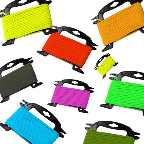 Line Winder Rope and Cord Organizer Rope Winder Paracord Cord Keeper Rope Organizer Spool Tool Prevent Knots Recoils and Kinks (10pack)