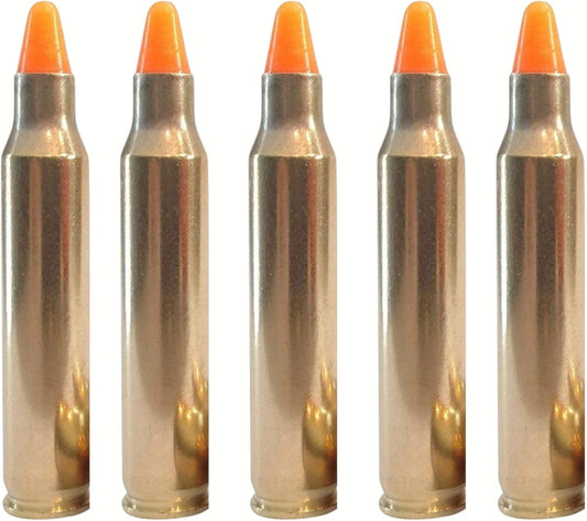 ST Action Pro .223 Cal (5.56mm)– Orange Safety Trainer Dummy Rounds, Reusable Dry Fire Training Ammunition (5-Pack) for Gun Owners