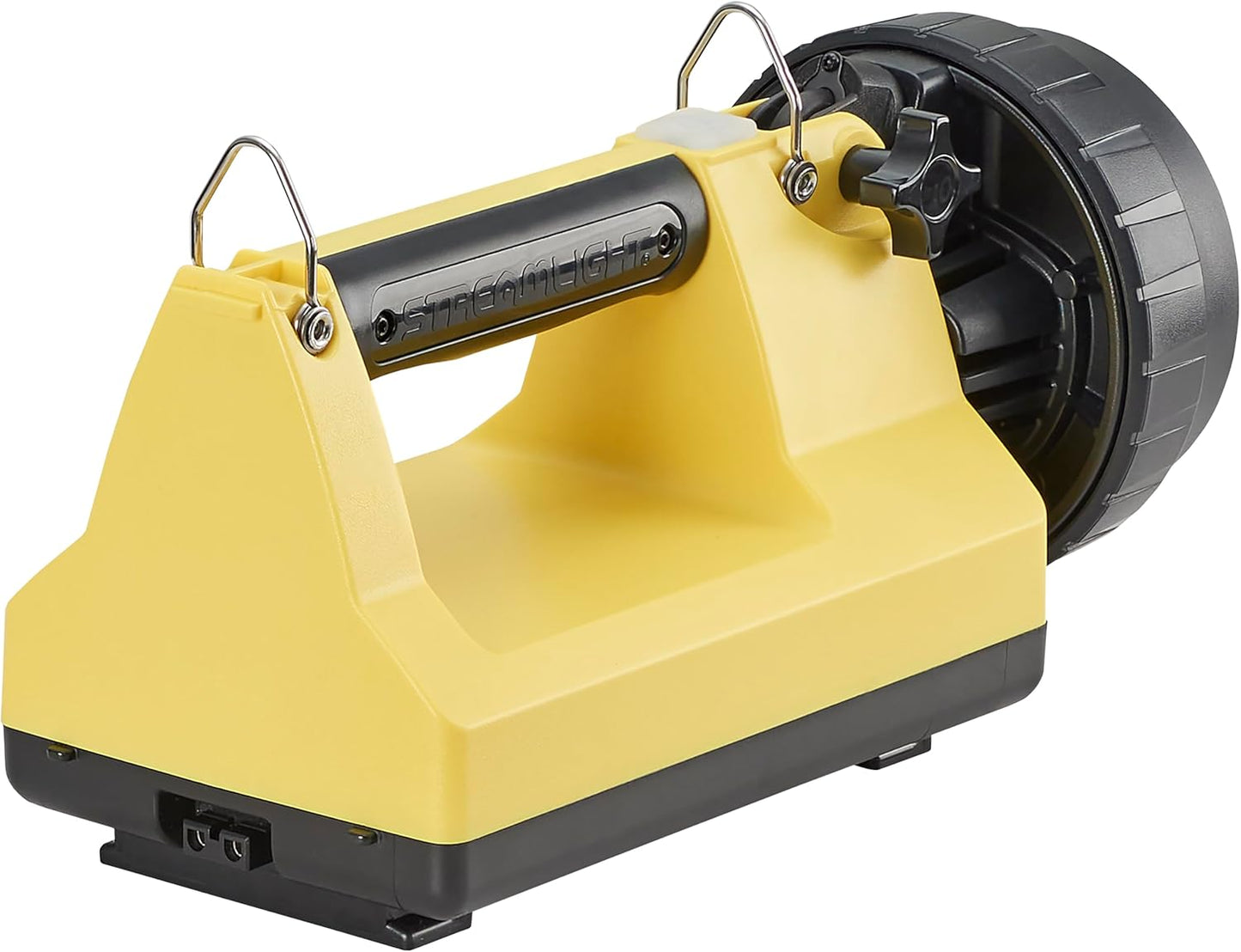 Streamlight 45875 E-Spot LiteBox 1500-Lumen 110000 Candela Rechargeable Spot Beam Lantern with Vehicle Mount System, Direct Wire DC Charging Rack, and Heavy Duty Shoulder Strap, Yellow
