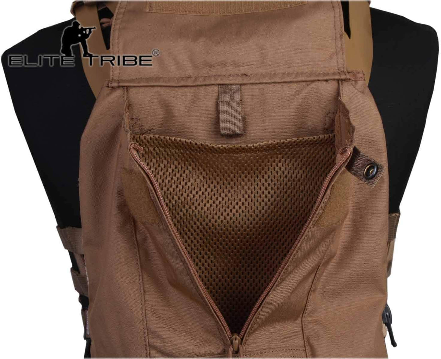 Tactical Pouch Zip-ON Panel for Vest Plate Carrier AVS JPC2.0 CPC Gear