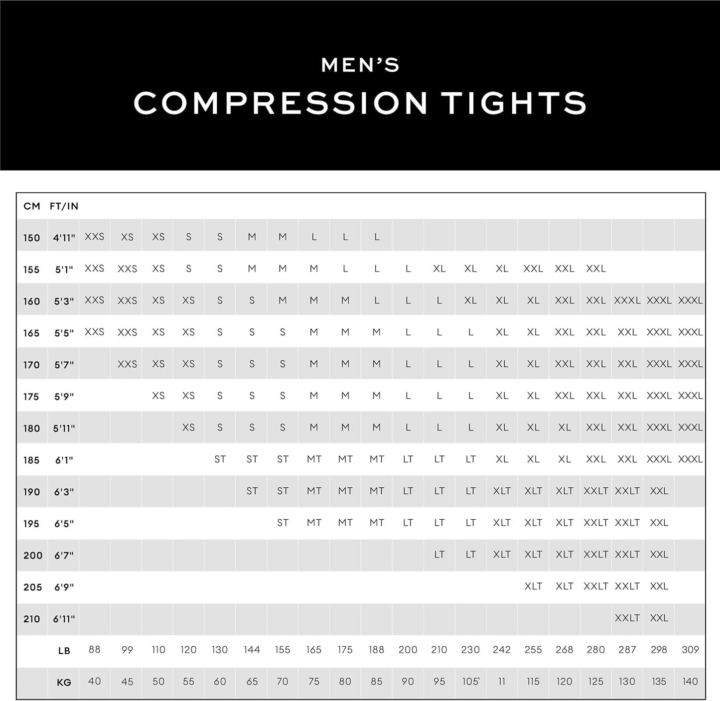 2XU Men's Light Speed Compression Tights - Lightweight & Flexible Support for Improved Running Performance