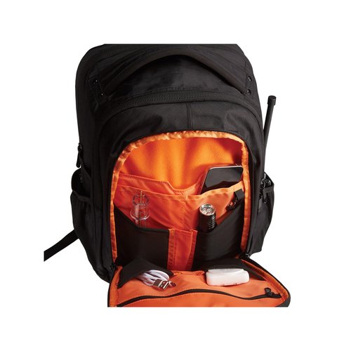 Flight Outfitters Aviator Pro Spacious Durable Comfortable Padded Carry On Travel Backpack with Multiple Pockets for Men & Women, Black