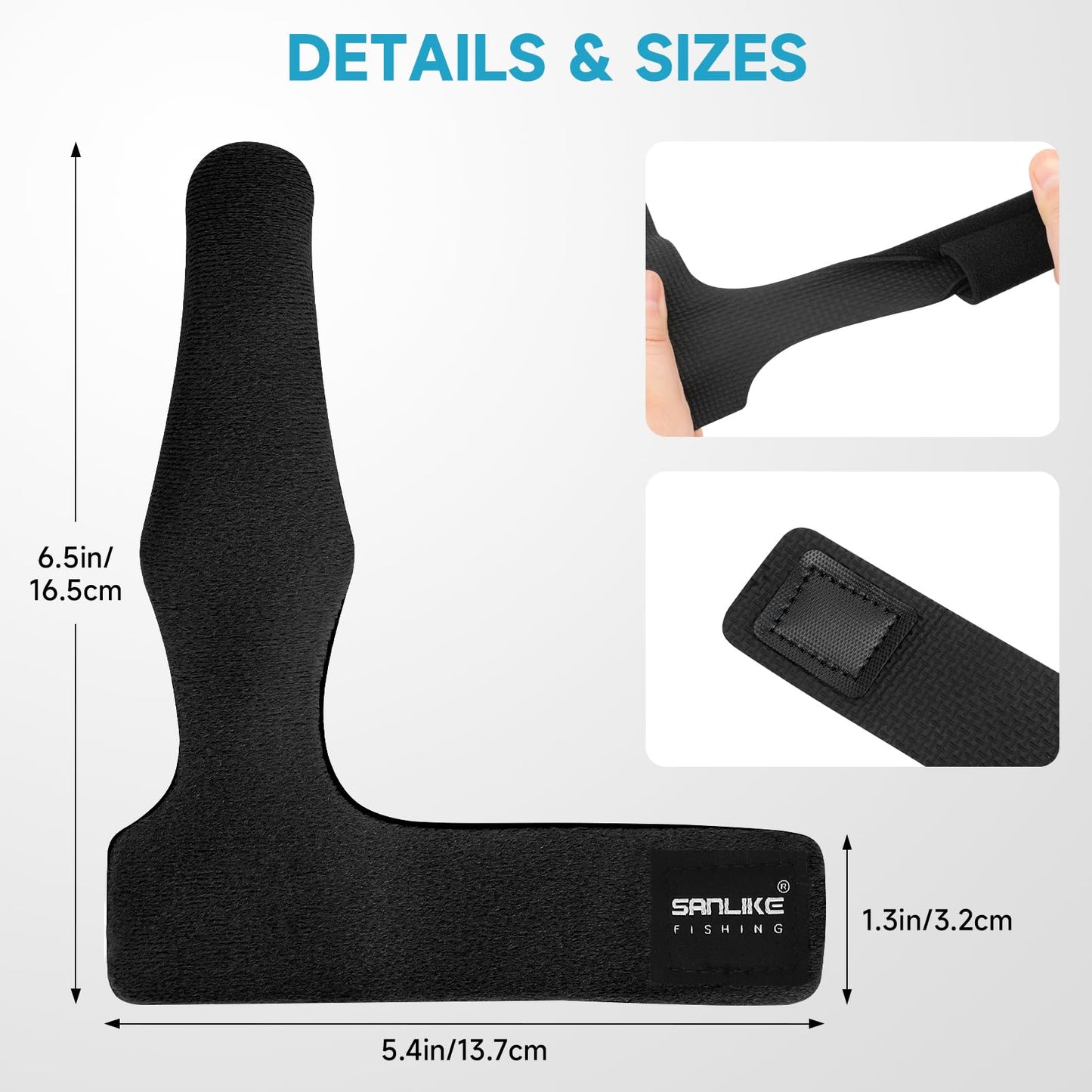 9 Pcs Fishing Rod Tip Covers Set Fishing Rod Wrap Strap Rubber Fishing Rod Fixed Ball Expandable Neoprene Fishing Pole Sleeve Cover Stretchy Fishing Straps Tackle Ties 5Hole Fishing Rod Bundler Holder