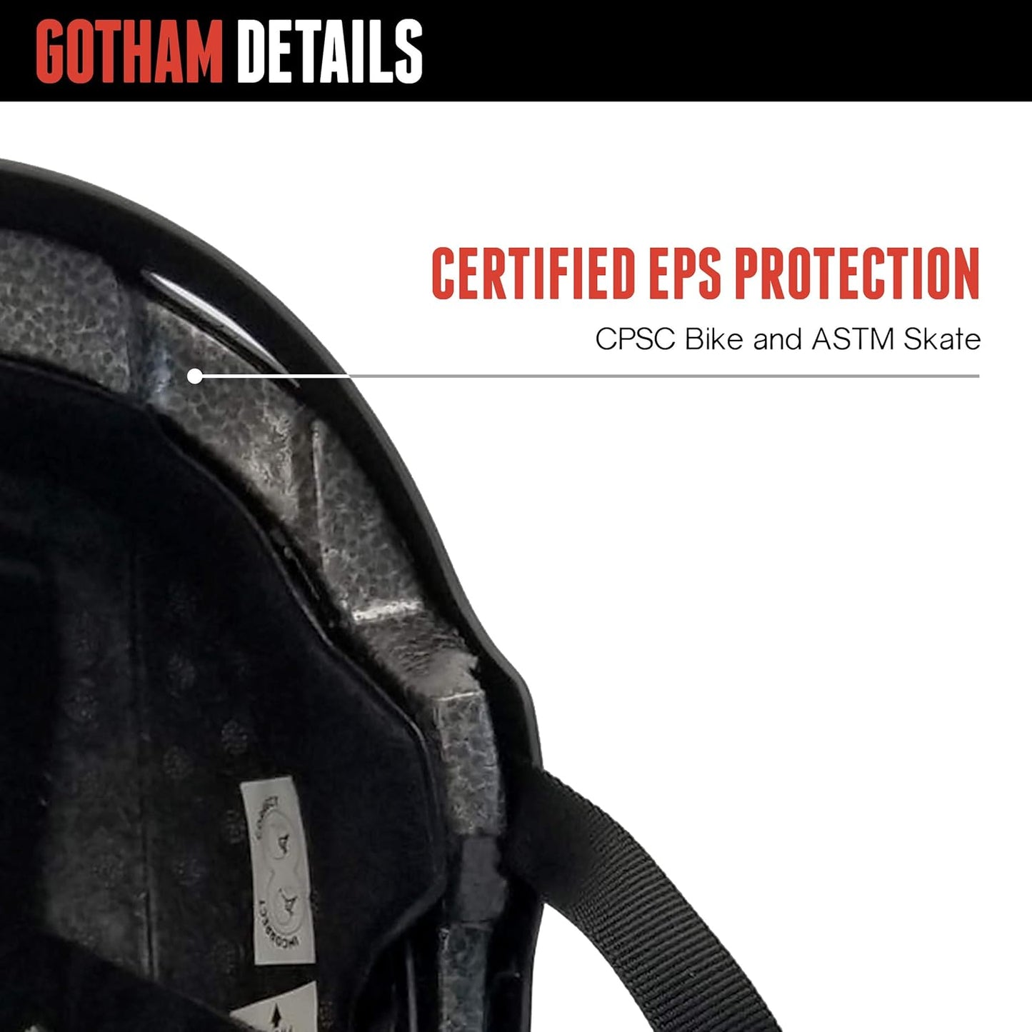 Triple Eight Gotham Skateboard Helmet - High-Impact Protection, Adjustable Fit