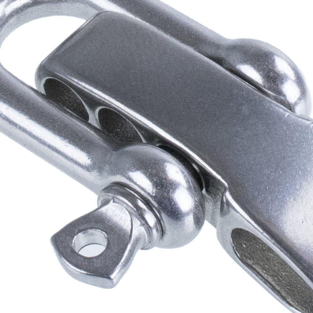 Paracord Planet Stainless Steel and Alloy B-Shackles, D-Shackles, O-Shackles, & U-Shackles for Paracord Survival Bracelets (Pack and Single Sizes)