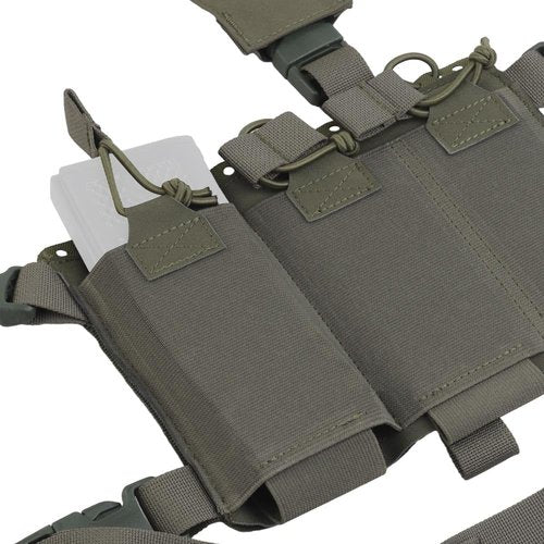 Shanyingquan Chest Rig Split Vest Quick Release MOLLE System Fit For Mag Pouch Radio GP Bag