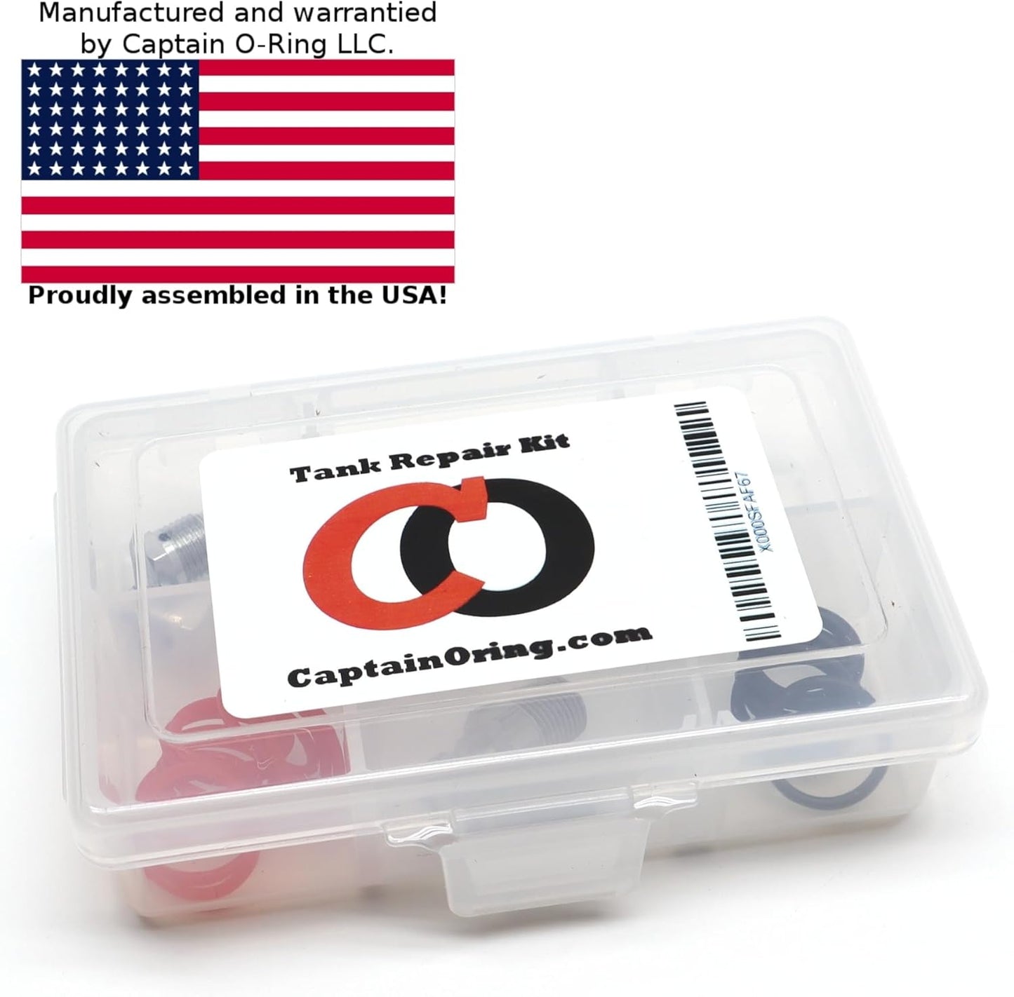 Paintball Tank Repair Kit - Captain O-Ring with Burst Disks & O-Rings