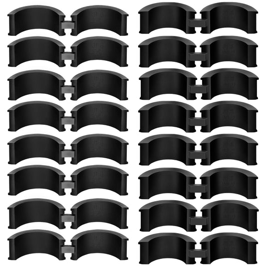 16 Pcs Bicycle Handlebar Rubber Gasket Fits 22.2/25.4 to 31.8 mm Bike Handlebar Extender Anti-Vibration Non-Slip Lightweight Durable Handlebar Stem Shim Spacer Adapters
