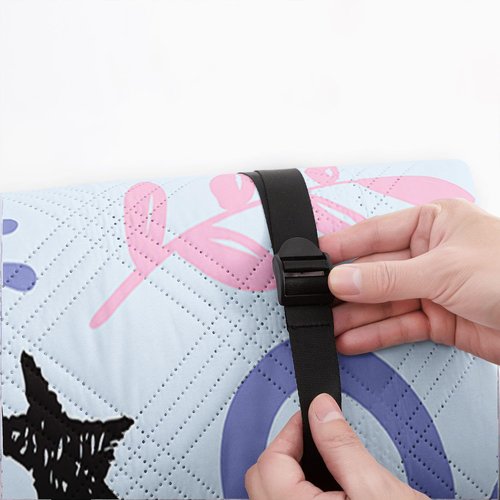 Smell Sunshine Outdoor Picnic Blanket,Portable Sandproof Waterproof Picnic Mat,Pink Purple Graffiti Printed Camping Beach Mat for Sand and Wet Grass Hiking (Pink Purple Graffiti S)