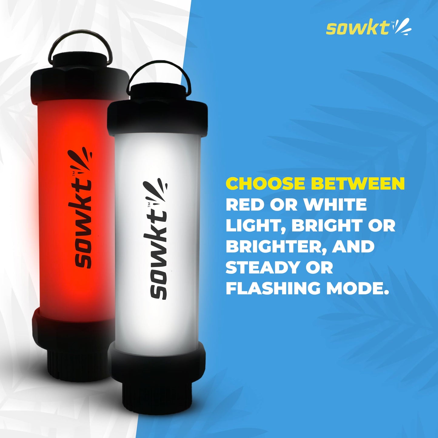SOWKT Waterproof Cooler Light - 55 Hours of Light on One Charge - Rechargeable LED Light - Cooler Accessories Compatible with YETI, RTIC, ORCA, and more! Great for Camping, Fishing, Parties & Hunting!