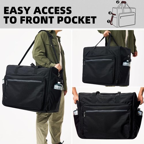 COMPEAK Padded Carry Bag for Camp Chef Outdoor Oven, Portable Camping Stove Carrying Case with Strap and Pockets, Also Works with Camp Chef, Deluxe/Professional Outdoor Oven (Bag Only)