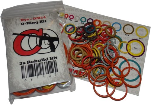 DLX Luxe 2.0 Rebuild Kit - Color Coded 3X O-Ring Powercore & Regulator