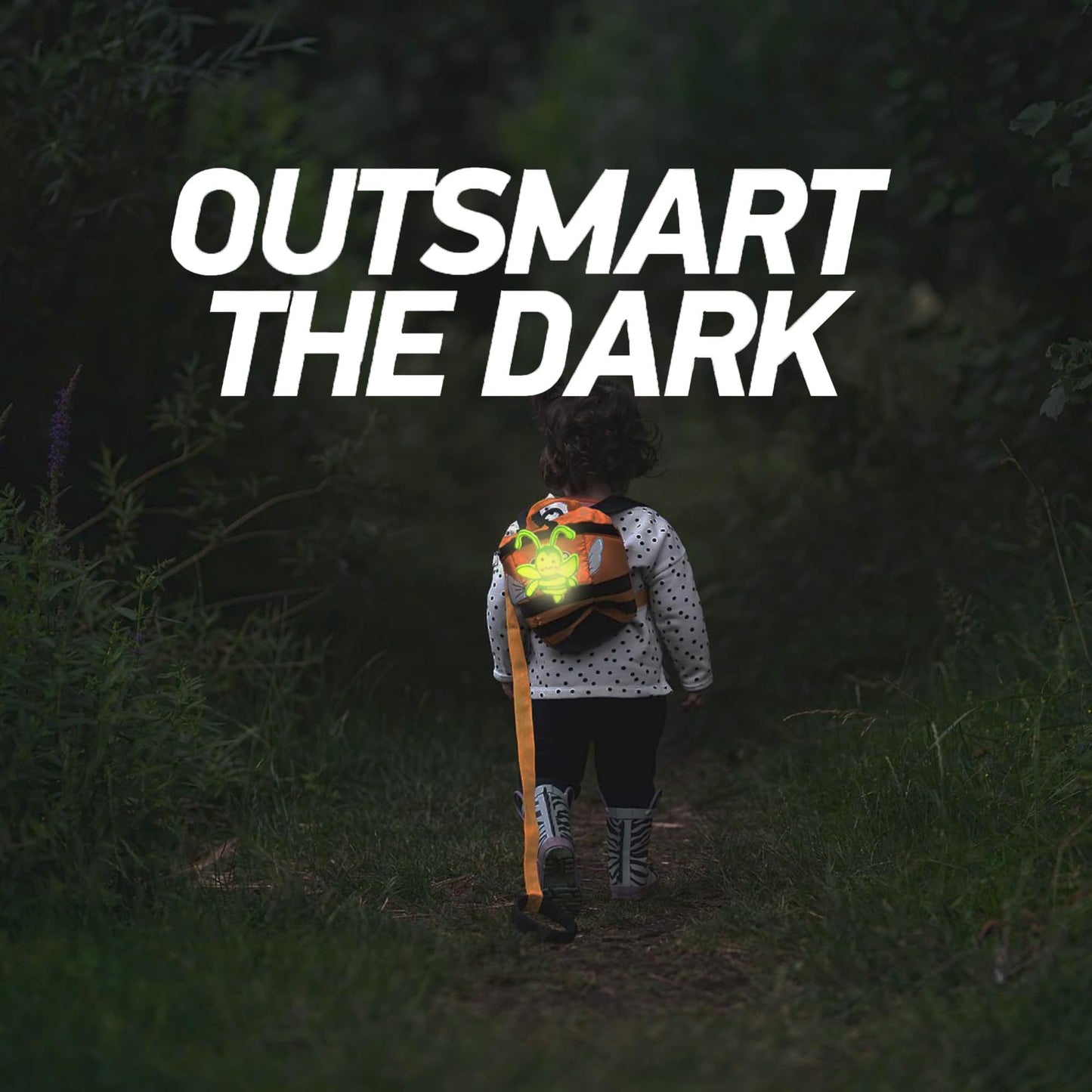 AdayPeace Safety Reflector Fun,Glow Bee-Fun-to-Wear,Ultra Bright,Glow in the Dark Carabiner,Night Reflective Keychain,Safety Keychain,Lightning Bee Keychain Hanging Rings for Kids,Bags,Backpack-Made in Green(green)