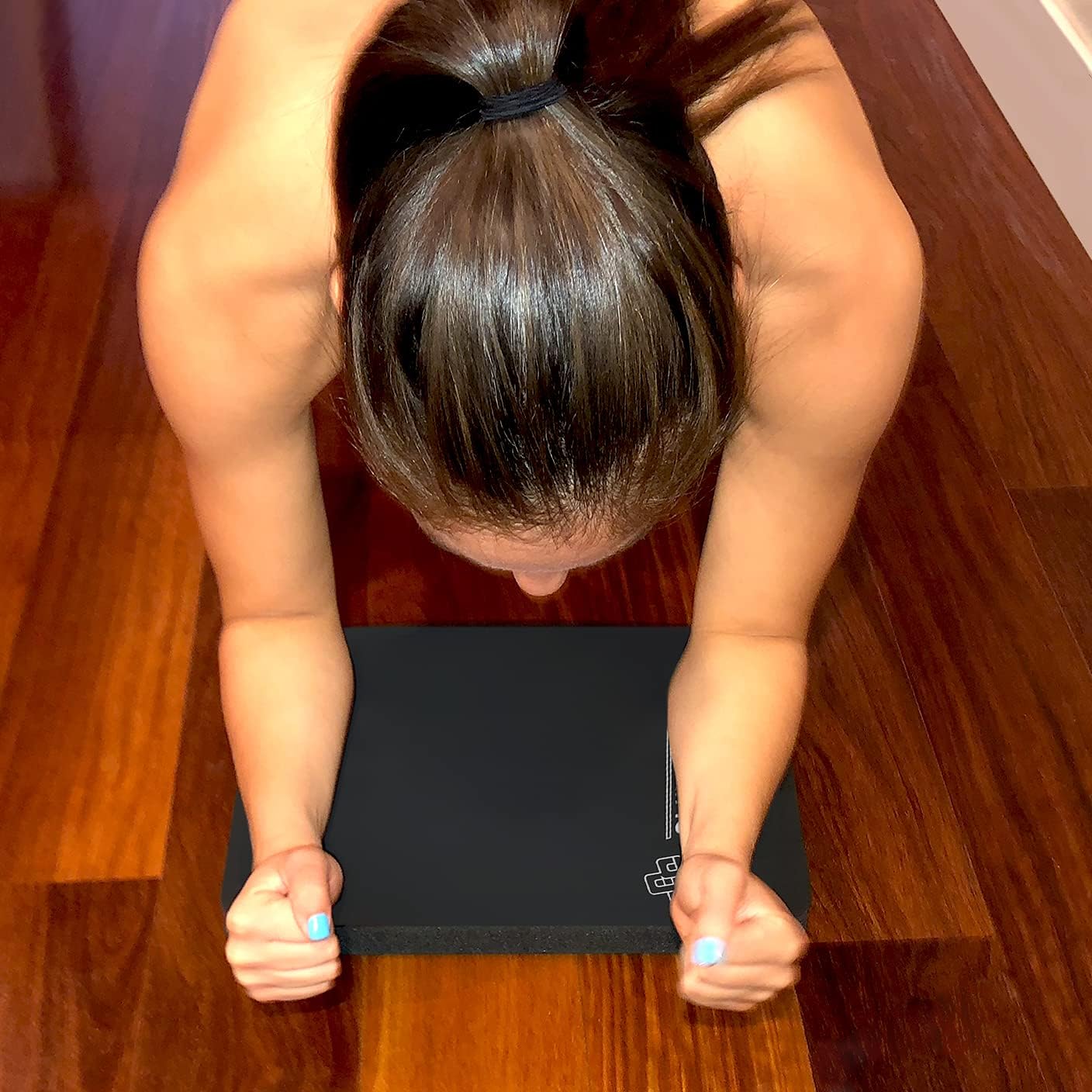 SmithShaper® SUPER PAD Thick Exercise Knee Mat (25.4mm) Cushions Knees and Elbows During Ab Rollouts (ab rolls), Knee Pushups and Planks Workouts/Yoga | Durable, Soft Nitrile Rubber | Resists Odors