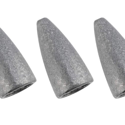 Dr.Fish 30 Pack Bullet Fishing Sinkers Worm Weights Lead Fishing Weights Bass Fishing Sinker Freshwater Texas Carolina Rig Punch Shot 1oz