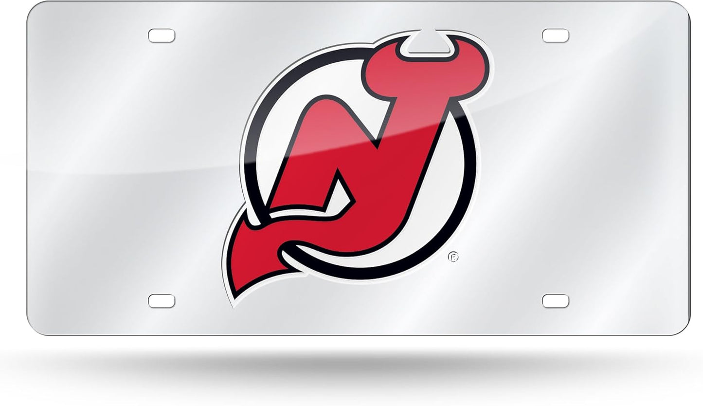 NHL Anaheim Ducks License Plate Tag - Laser Inlaid Metal Car Accessory