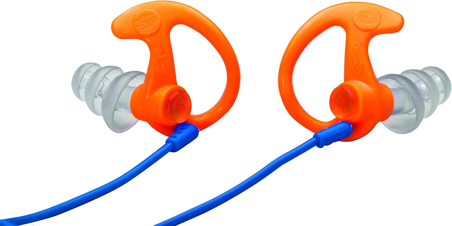 SureFire EP5 Sonic Defenders Max Full-Block Earplugs, triple flanged design, reusable