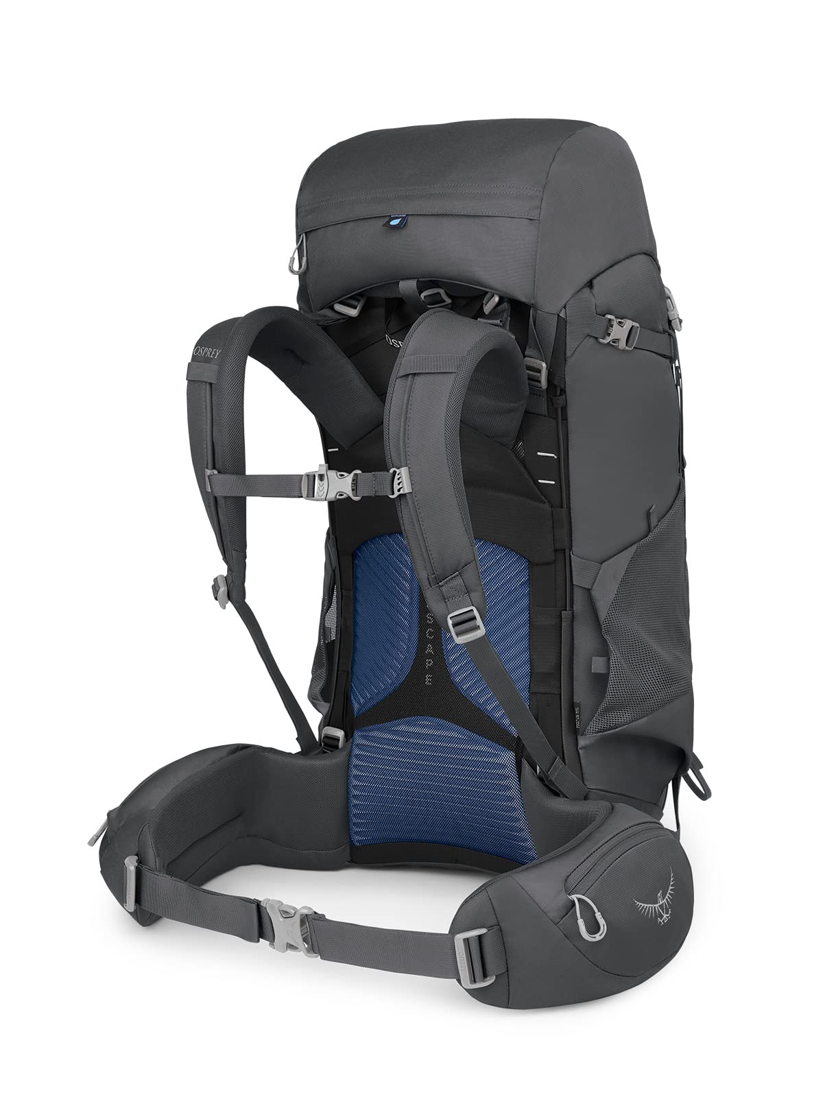 Osprey Viva 65L Women's Backpacking Backpack, Tunnel Vision Grey, Extended Fit