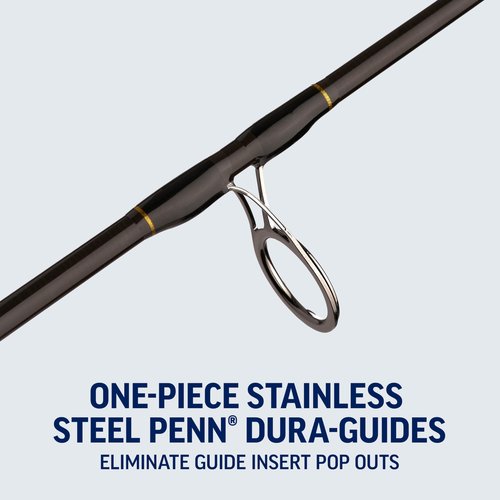 PENN 7' Spinfisher VII Spinning Fishing Rod & 5500 Reel Combo, 12-20lb Line Rating, Medium Heavy Power, IPX5 Sealing, CNC Gear Technology with Brass Main Gear