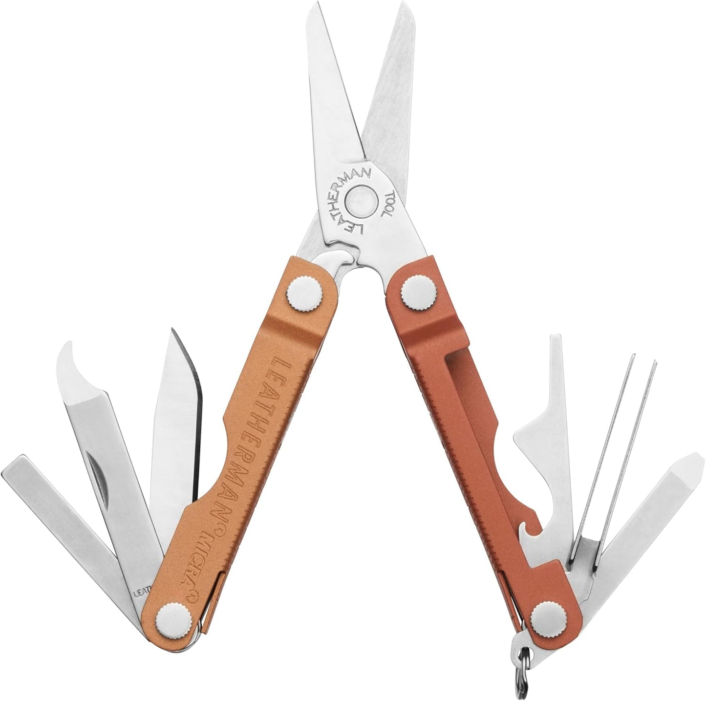 LEATHERMAN, Micra, Keychain Multi-tool with Grooming Tools, Mini Pocketknife for Everyday Carry (EDC), Hobbies & Outdoors, Built in the USA, Stainless Steel