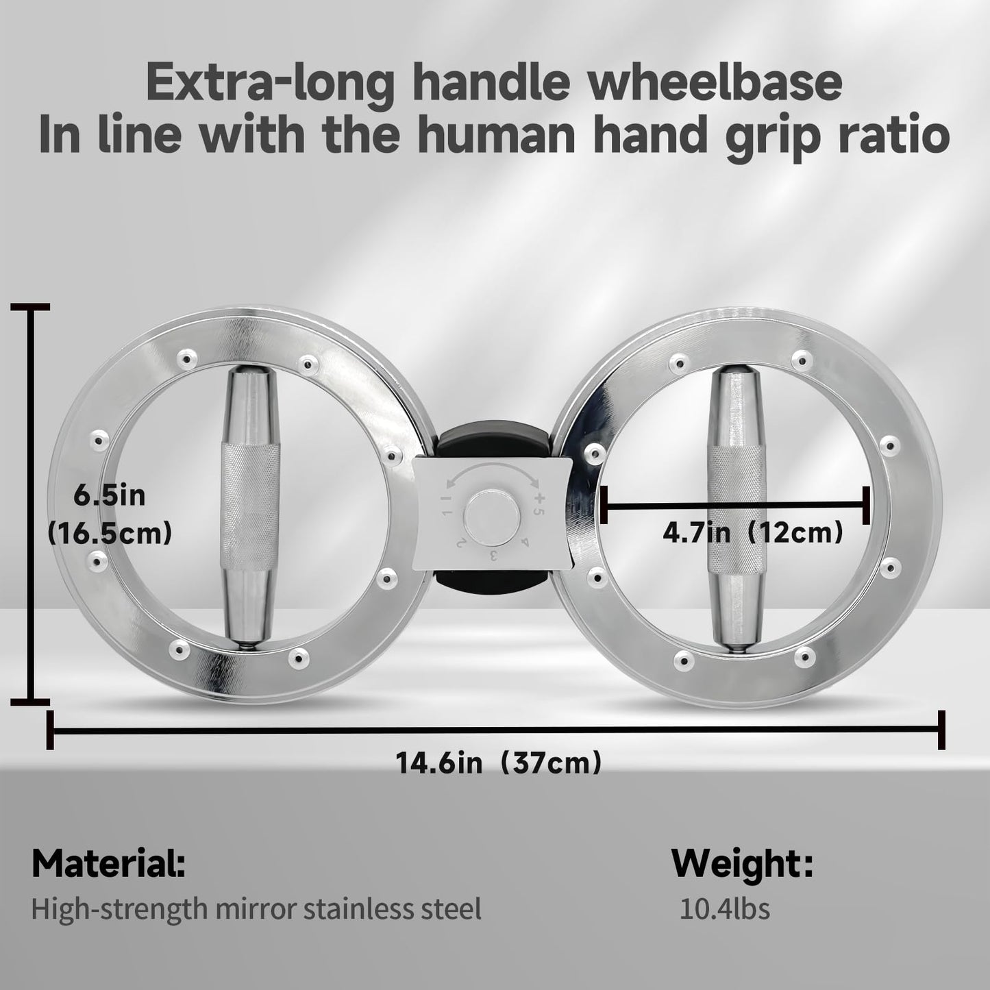 JOBUR Burn Machine 10 Pounds Multifunctional Spinning Burn Rotator Machine Resistance Adjustable Arm Exercisr Gripster Forearm Trainer 360 Degree Rotatable Home Gym Arm and Shoulder Strength Trainer