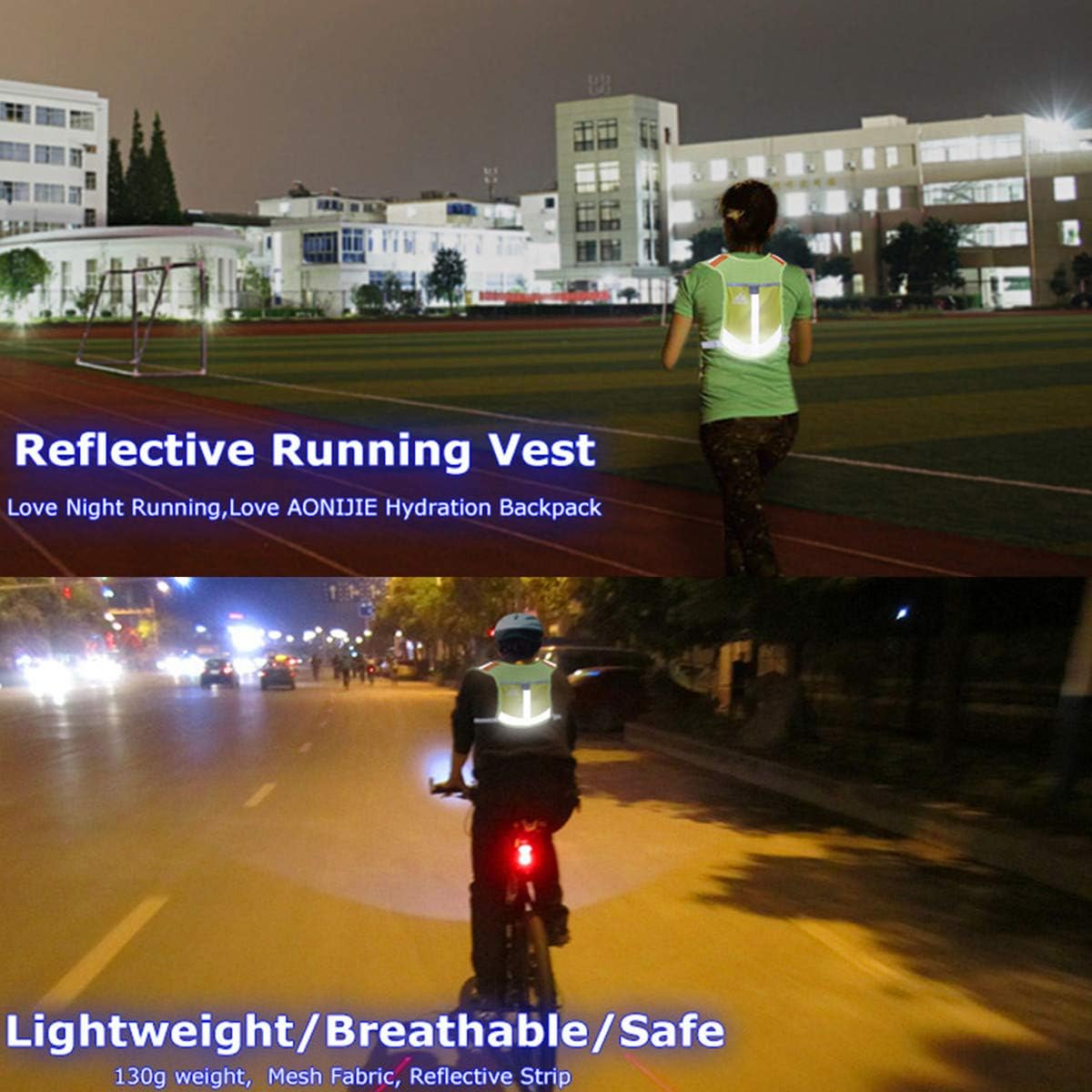 AONIJIE Running Hydration Vest Backpack,Lightweight Insulated Pack for Hiking Trail Running Cycling Race Marathon