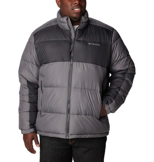 Columbia Men's Pike Lake II Jacket, 2024 City Grey/Shark, X-Large Tall