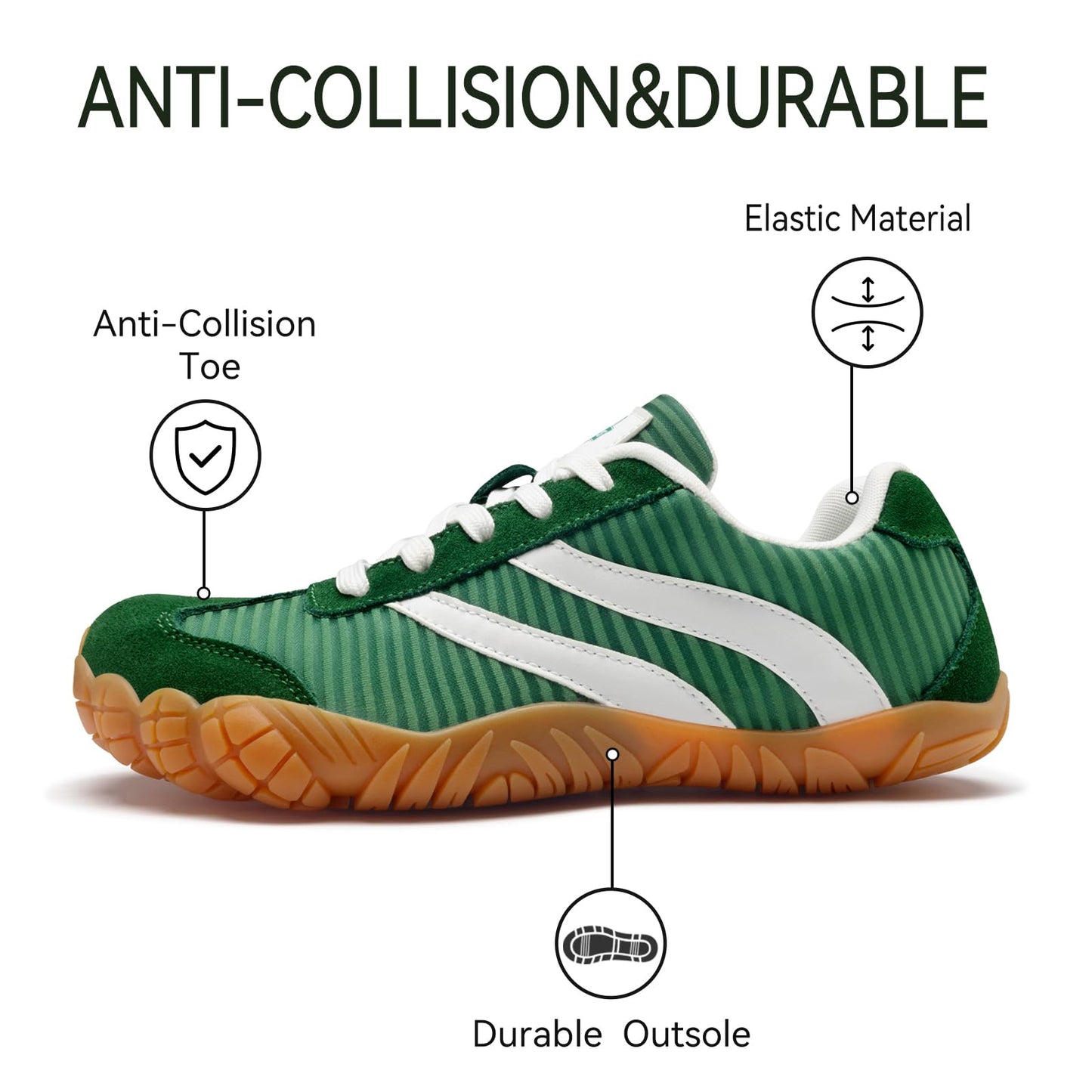 Barefoot Shoes Women Casual Sneakers,Wide Toe Box Shoes Women Zero Drop Barefoot Shoe Men,Minimalist Trail Running Shoe,Non-Slip Lightweight Breathable Comfortable Fashion Walking Hiking Shoes Unisex