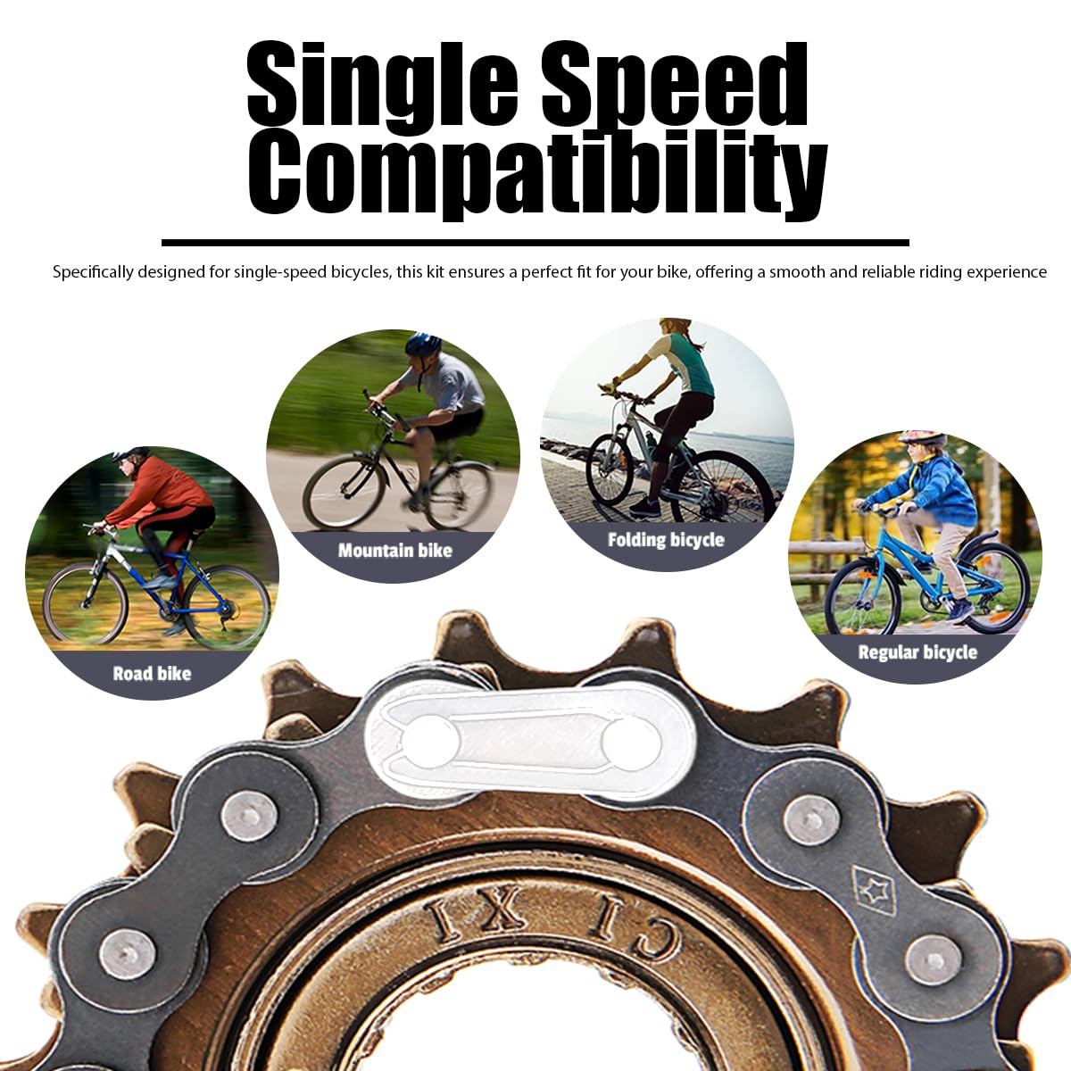 Eyech Bicycle Chain Tool Kit, 10 Pairs Quick Link Reusable Bicycle Buckle for Single Speed Silver Steel, Carbon Steel Bike Link Plier with Hook, Bike Magic Buckle Missing Link Connector