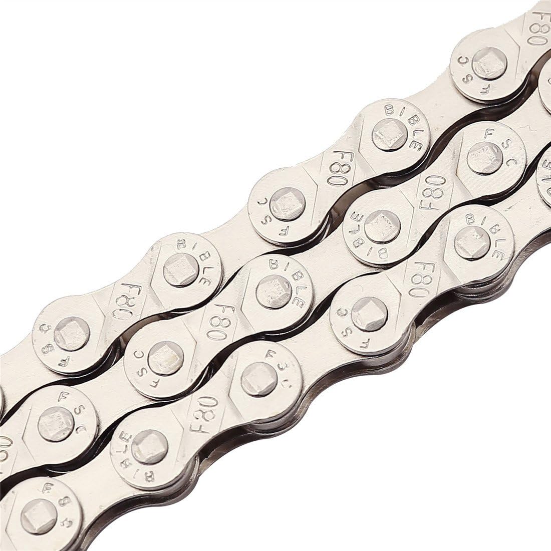 FSC 6,7,8 Speed 116L Bicycle Chains, Silver,Gold (1/2x3/32-Inch)