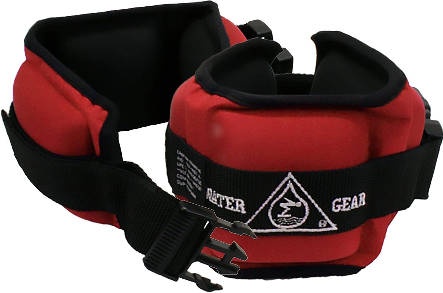 Water Gear Professional Aqua Cuffs - Aqua Aerobics Fitness Gear Bands for Ankle and Wrist - Swimming Pool Workout - Exercise Equipment Adjustable Ankle and Wrist Bands