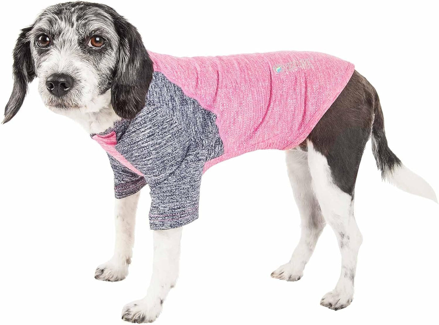 Pet Life ® Active 'Hybreed' 4-Way Stretch Two-Toned Performance Dog T-Shirt X-Large