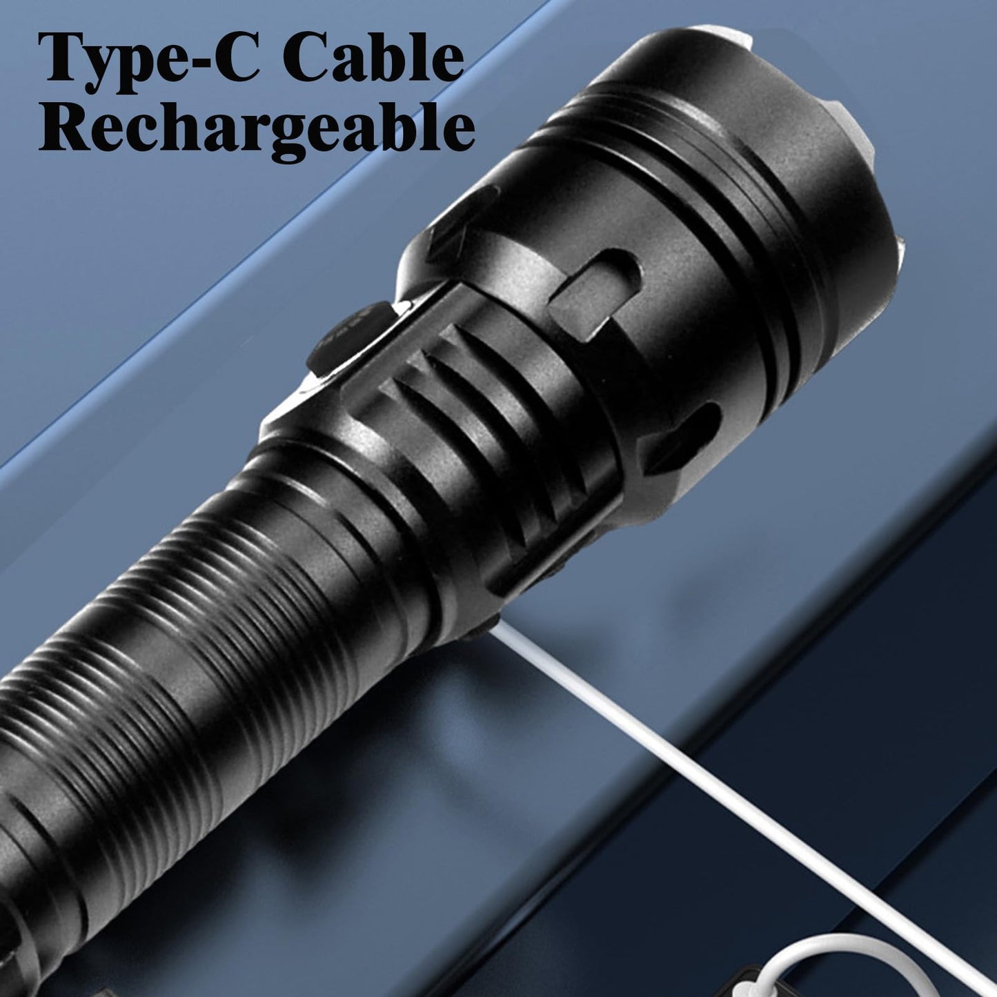 I0DO Rechargeable Blood Tracking Light for Night Hunting 2000 Lumens Blood Trail Tracking Flashlight Gifts for Hunter (Blood Flashlight Rechargeable)