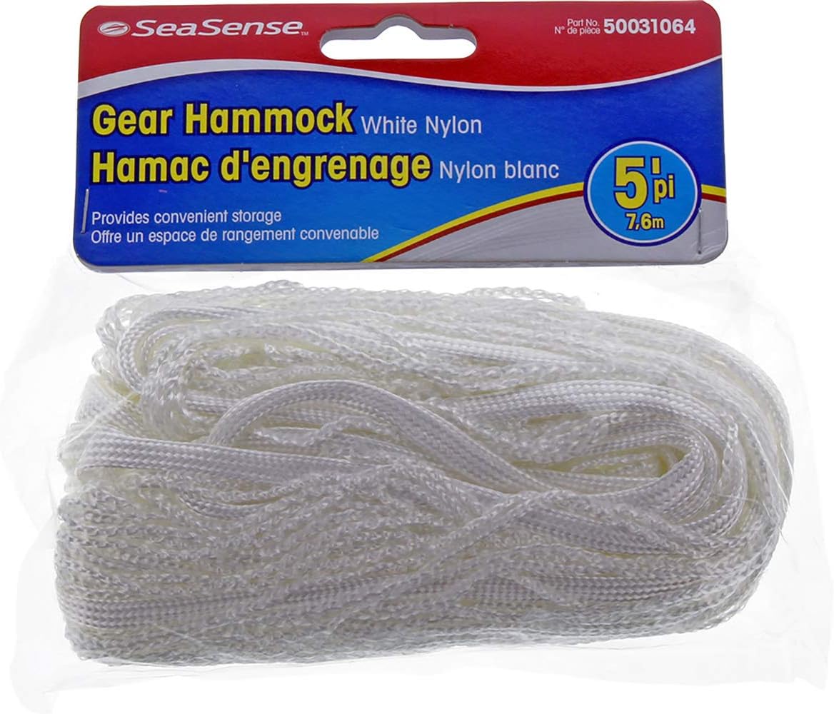 SeaSense Nylon Gear Hammock, White