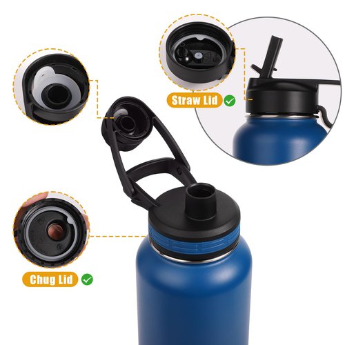 TOYMIS 9pcs Bottle Gasket Replacement for Thermoflask Washers 40oz with Tweezers, Transparent Silicone Sealing Ring Replacement Gaskets Seal Bottle Cap Replacement for Water Bottle Top Straw Lid
