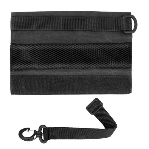 Military Headset Cover Washable Ear Muff Headphone Covers Molle Tactical Headband Replacement Band Pads Padding Modular Kit with Holder for Airsoft Shooting (Black)