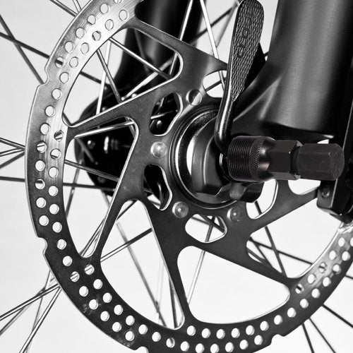 Bicycle Crank Puller, Crank Arm Puller Bike Crank Removal Tool Crankset Puller Tool Crank Remover for Bicycle Repair and Maintenance (Black)