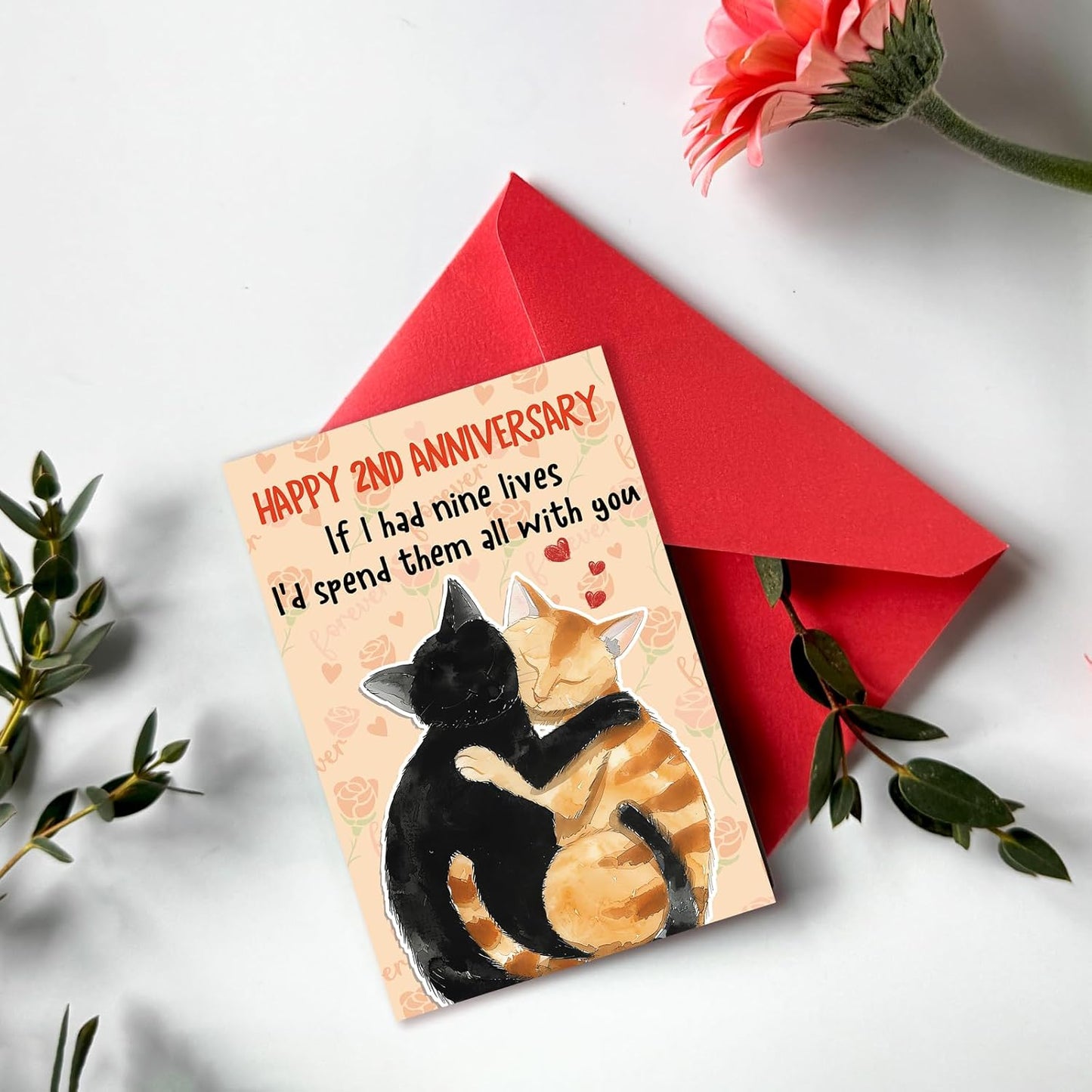 Funny 3rd Anniversary Card for Men Women, Romantic 3 Year Anniversary Card Gifts for Him Her, Cute 3rd Weeding Card for Husband Wife Boyfriend Girlfriend