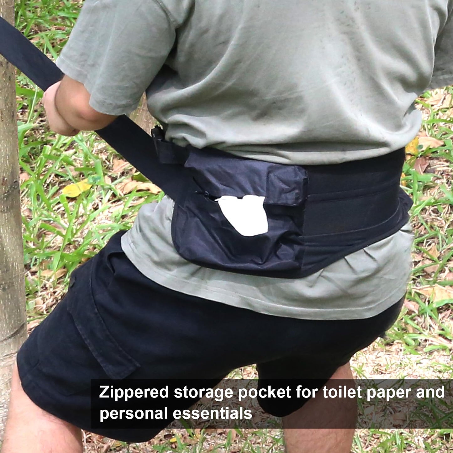 ANTEQI Crap Strap for Pooping Portable Outdoor Toilet Solution, Versatile Tree Pooping Strap Hands-Free Restroom, Perfect for Camping, Hiking, Travel, Fishing, Hunting