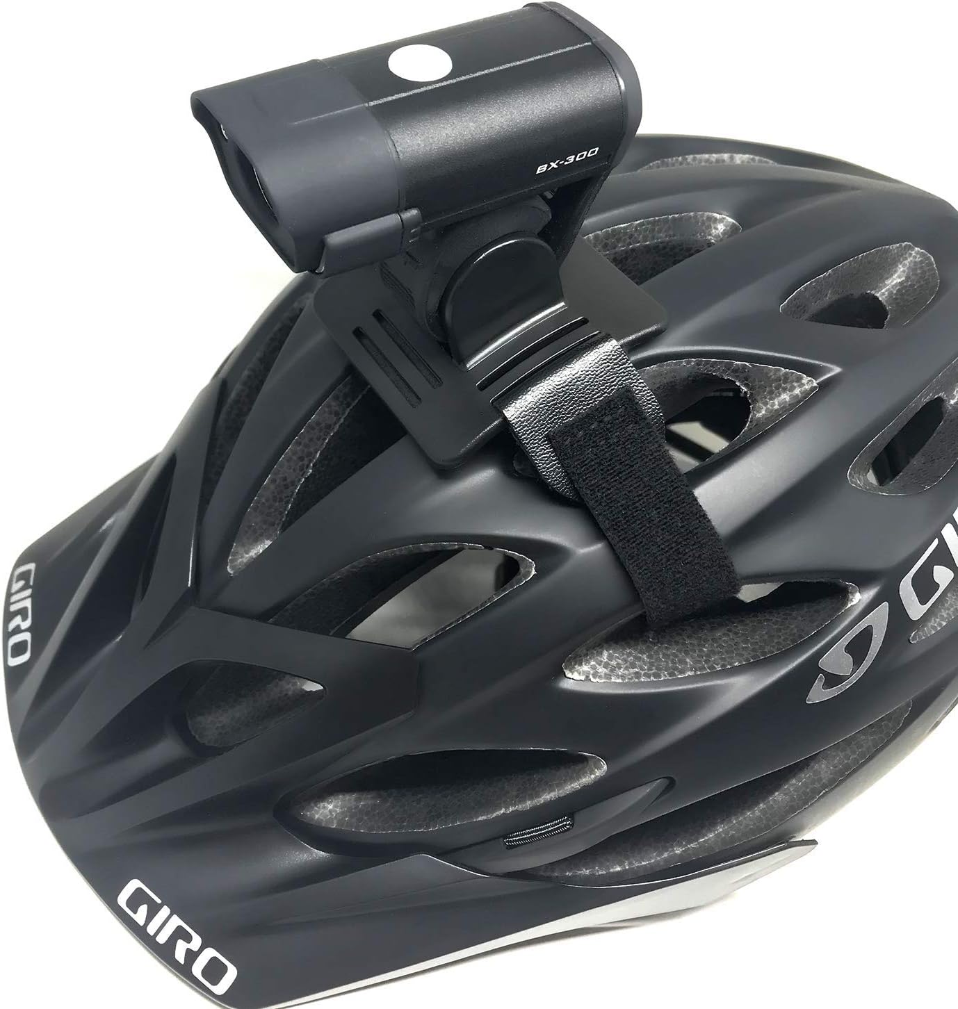 Night Provision Bike Light Helmet Mount for Cree Powered LED Bicycle Lights. Gemini, Magicshine, Stupidbright SB1, SB1600, SB2600, SB3000, Night Provision BX-300