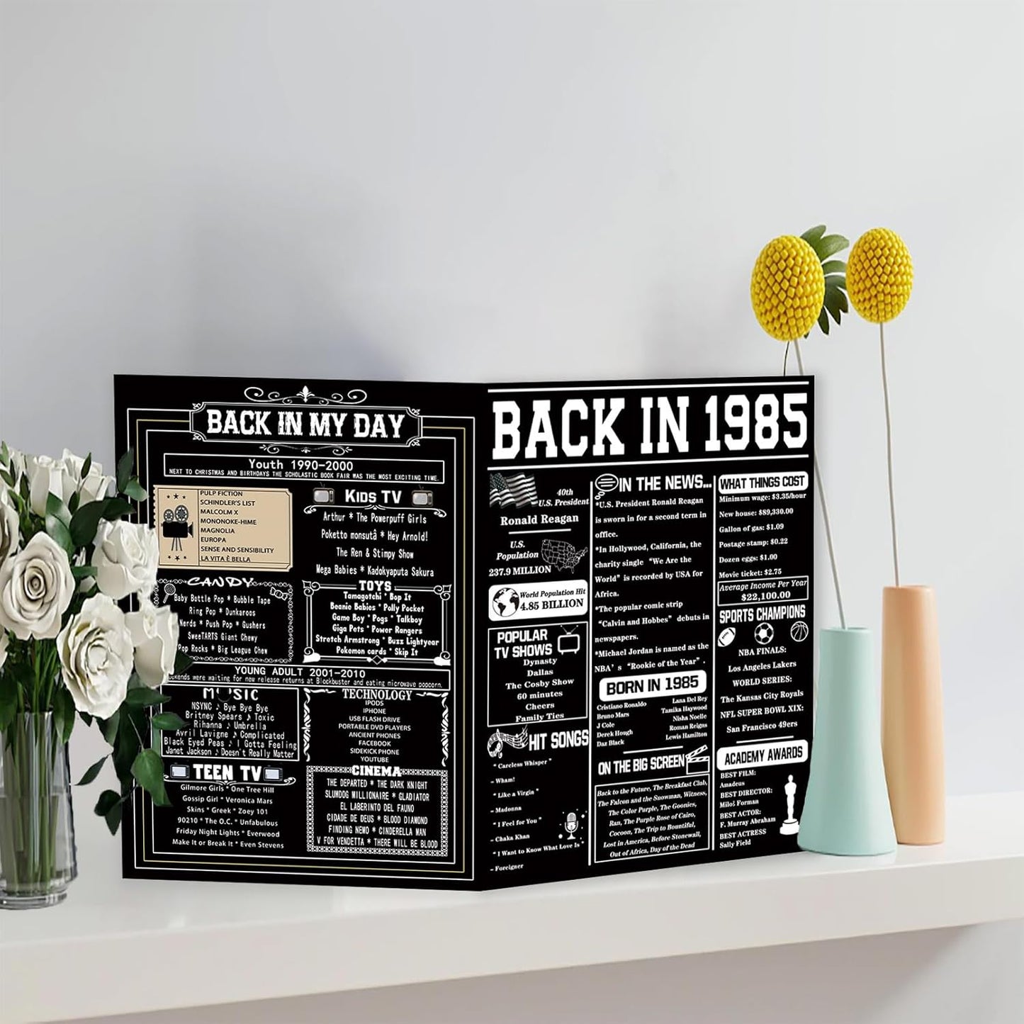 Asmallgf Happy 70th Birthday Gift for Woman Man, Best Card for 70 Year Old Mom Dad Grandpa Granny, 70 Husband Wife Birthday Decorations, Gifts for Him Her
