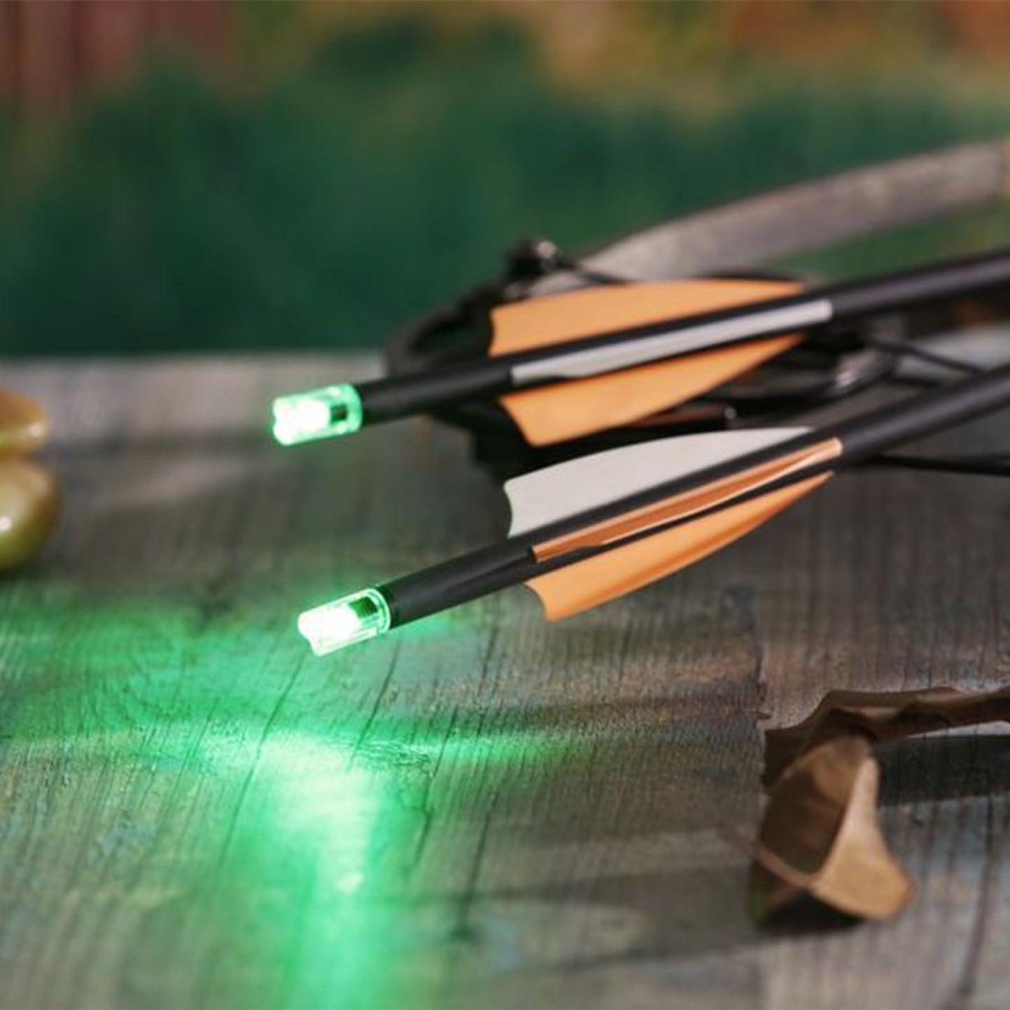 KEAUP 6/3 Pack Lighted Nocks for Crossbow Bolts with .285”/.297”/.300”/.305” Bushings High-Visibility Crossbow Lighted Nocks, On/Off Switch Included