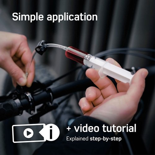 Borgen Brake Bleeding Kit for Shimano Hydraulic Bike Disc Brakes - Bike Bleed Kit with 100 ml (3.4oz) Hydraulic System Shimano Mineral Oil - Instructions and Video | Gloves and Bleed Block Included