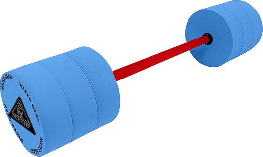Water Gear Eco Bar Float - Water Fitness and Pool Exercise - Great For Upper Body and Minimum Stress Training - Non-Padded