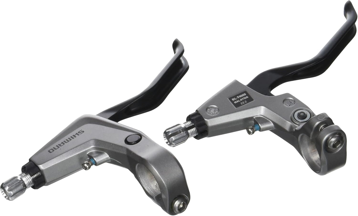Shimano Alivio BL-T4000 V-Brake Levers - 2-Finger Silver Brake Controls