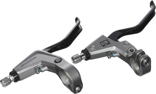 Shimano Alivio BL-T4000 V-Brake Levers - 2-Finger Silver Brake Controls